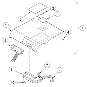 M9/M11 Sterilizer -033 / -034 Top Cover Assembly