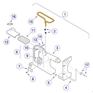 M9/M11 Sterilizer -033 / -034 Reservoir / Drain Tube