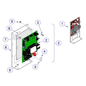 M9/M11 Sterilizer -020 Thru -022 Main PC Board