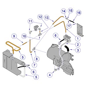 M9/M11 Sterilizer -020 Thru -022 Tubing / Fittings