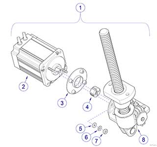 630 Chair Base Actuator
