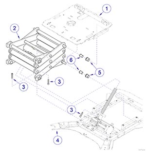 630 Chair Scissor Components