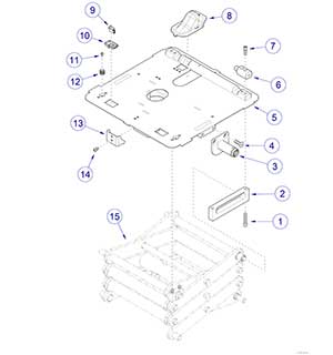 630 Chair Column Top Components