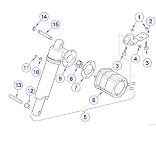 630 Chair Tilt Actuator