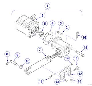 630 Chair Foot Actuator