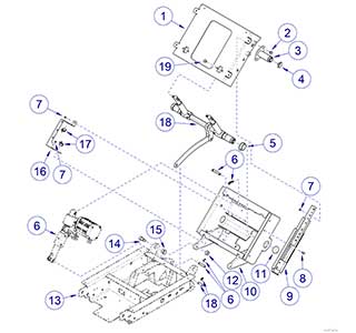 630 Chair Back Section Main Components
