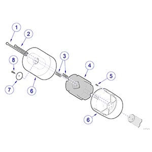 Ballast Components and Cross Tube Assembly w/Ballast Kit