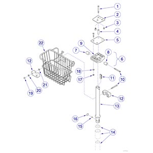 Midmark® Digital Vital Signs Device Device Chair Mount / Upper Section
