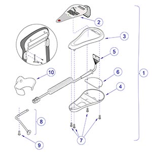 Hand Control and Mounting Bracket