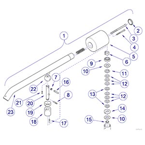 Cross Tube Assembly and Ballast Components