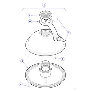 24V Lighthead Assembly