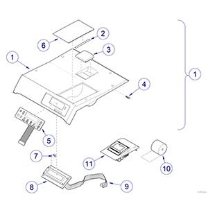 M9/M11 Sterilizer -040 Thru -042 Top Cover Assembly