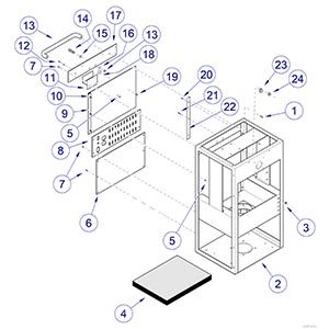 Midmark® 1000 Frame and Back Components