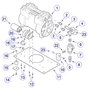 Midmark® 1000 Lower Compartment Components