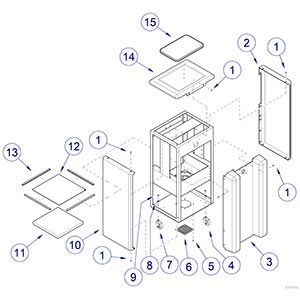 Midmark® 1000 Panel Components