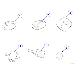 Midmark® 1000 Athena Handpiece Replacement Parts