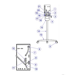 Anesthesia VME Post Mount