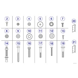 Chase Fastener Kit